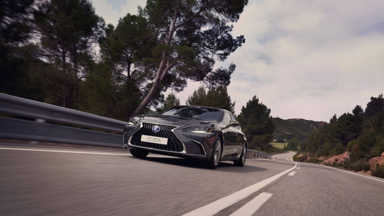 Lexus es grijs achterkant