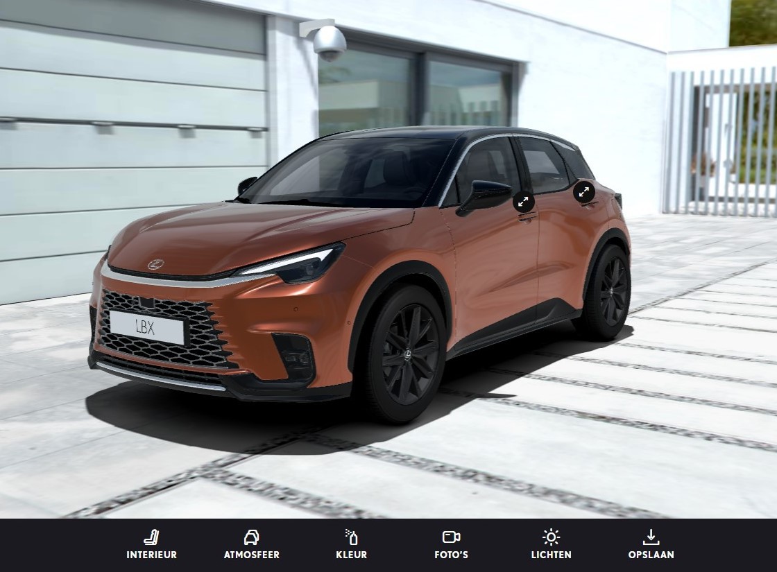 Lexus LBX 360 experience screenshot