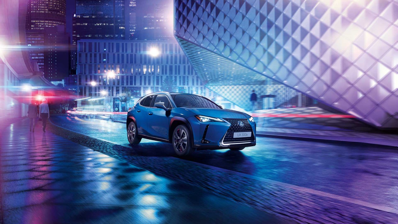 Lexus, ux, 300e, achterkant