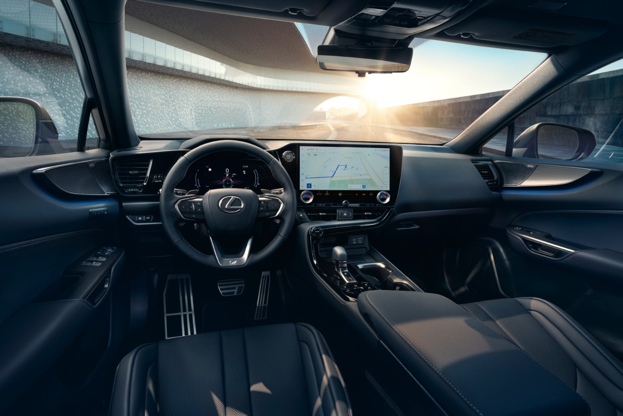 Cockpit van een Lexus NX