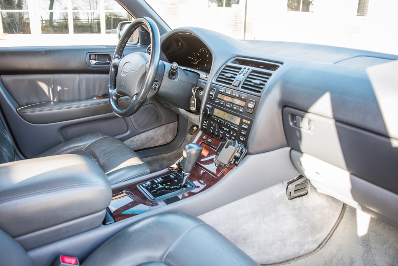 Toyota, interieur, LS400, dashboard, stoelen
