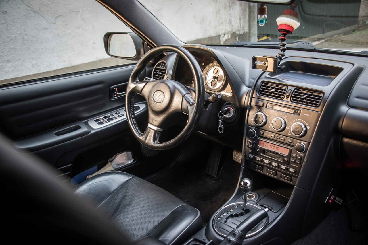 Lexus, IS200, interior, dashboard, wheel