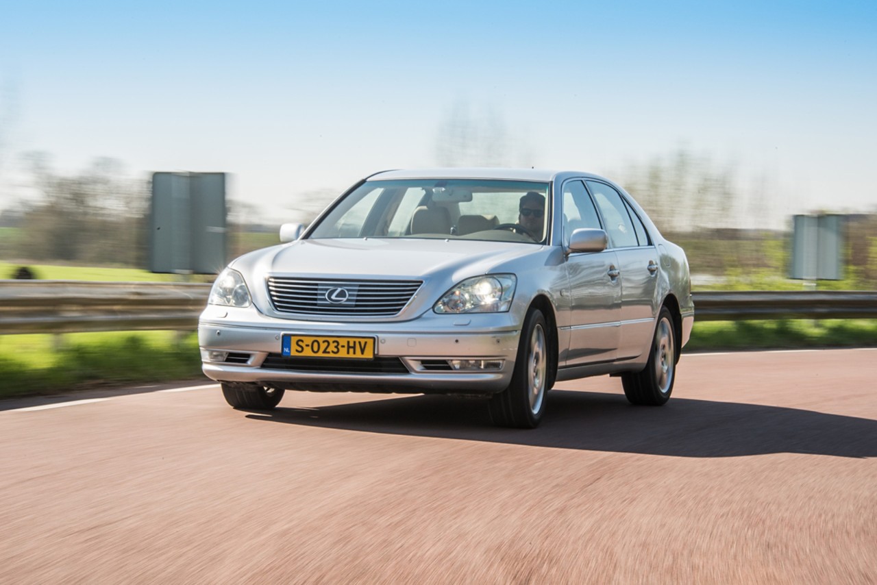 Lexus, exterieur, LS430, schuinvoor, rijdend