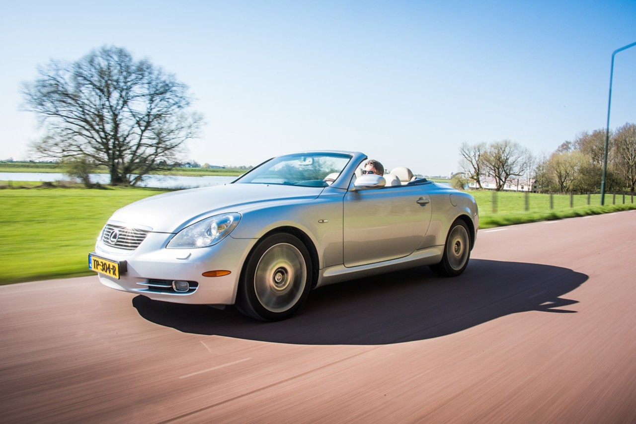 Lexus, exterieur, SC430, cabrio, rijdend