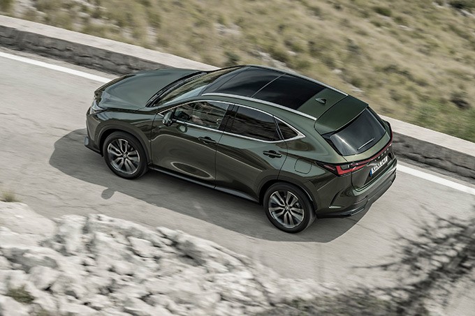 Lexus NX 450h, Plug in Hybrid, exterieur, bovenaf