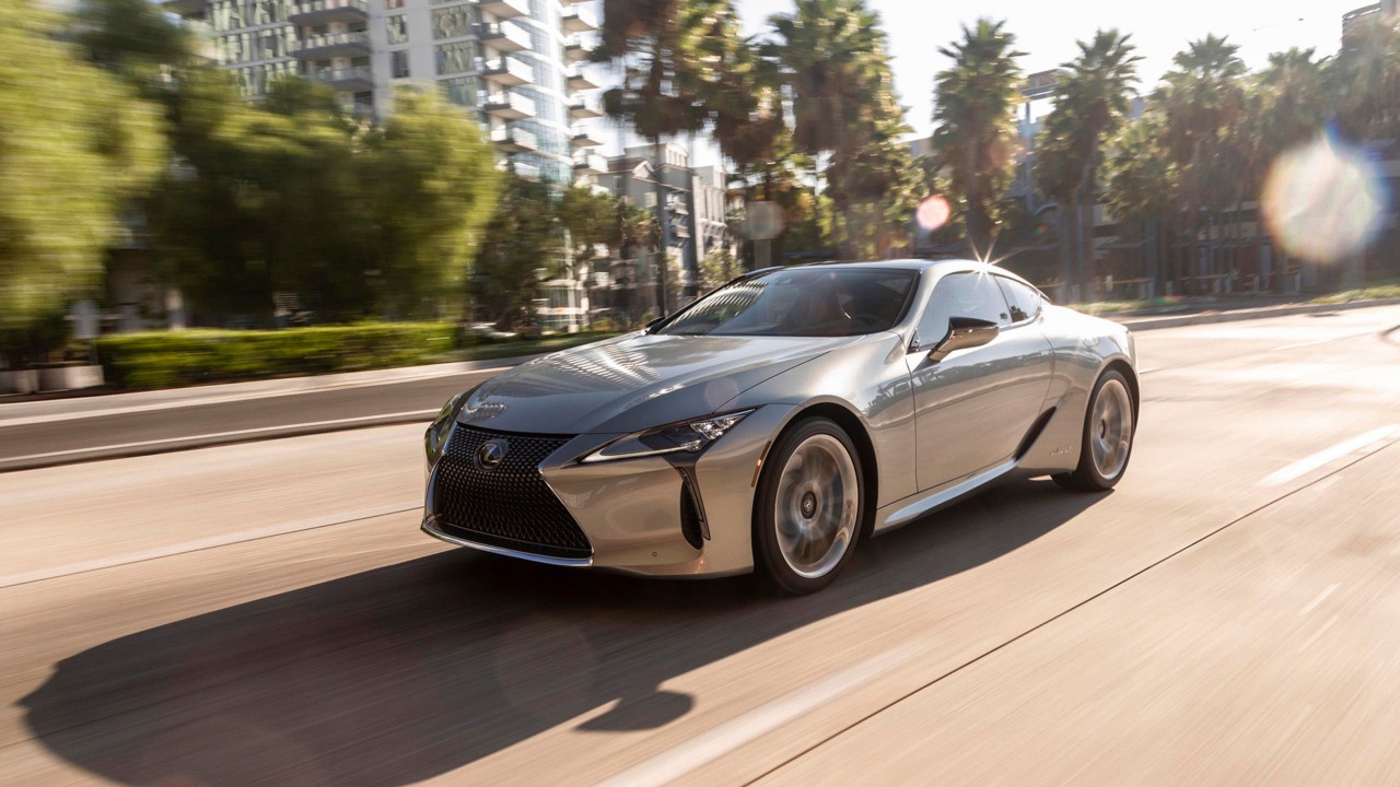 Lexus, exterieur, LC, rijdend