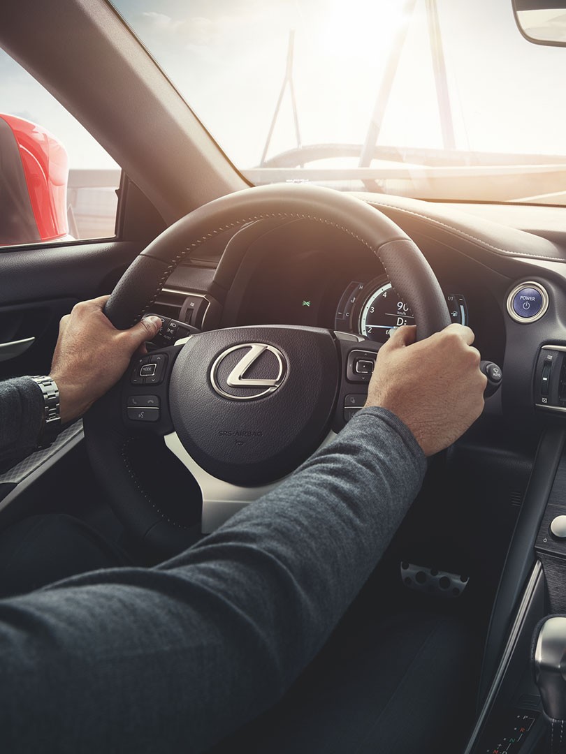 Lexus, interieur, man