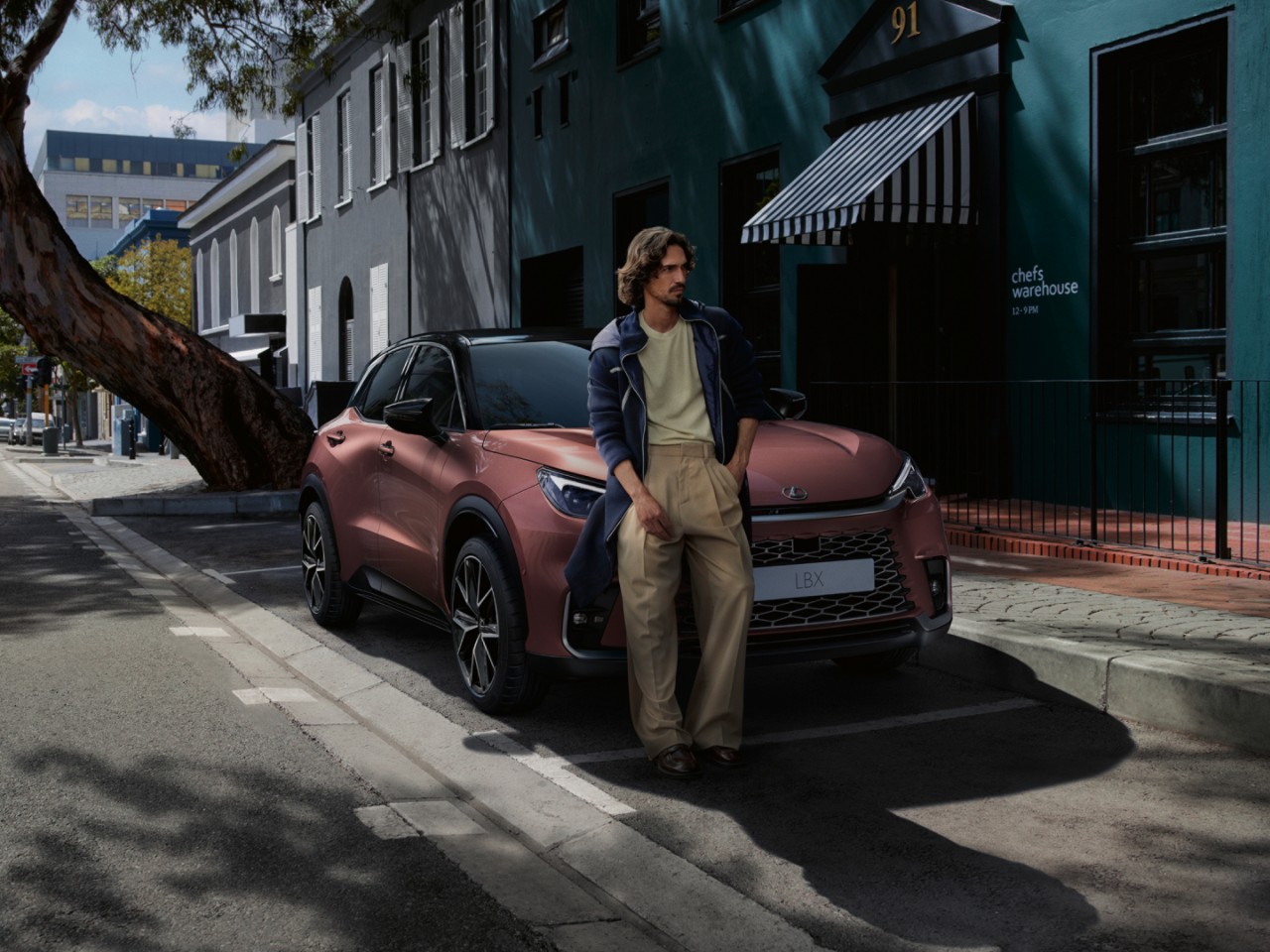 Lexus LBX, exterieur, range, WP, Milaan
