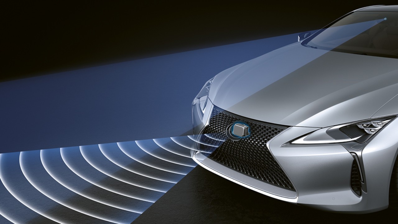 Lexus LC cruise-control met dynamische radar