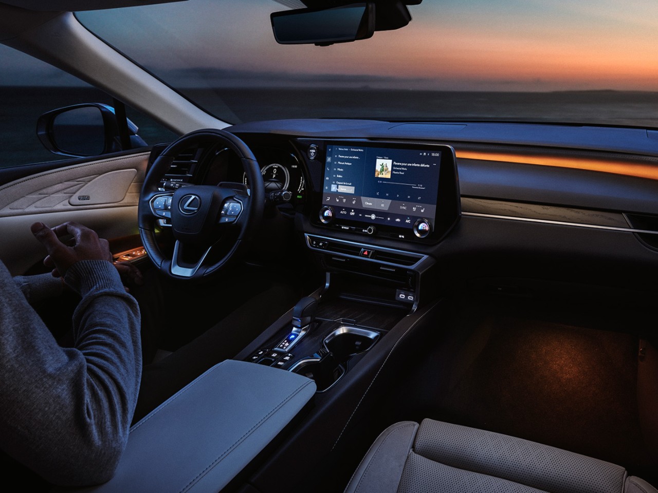 Lexus RX interieur mood select