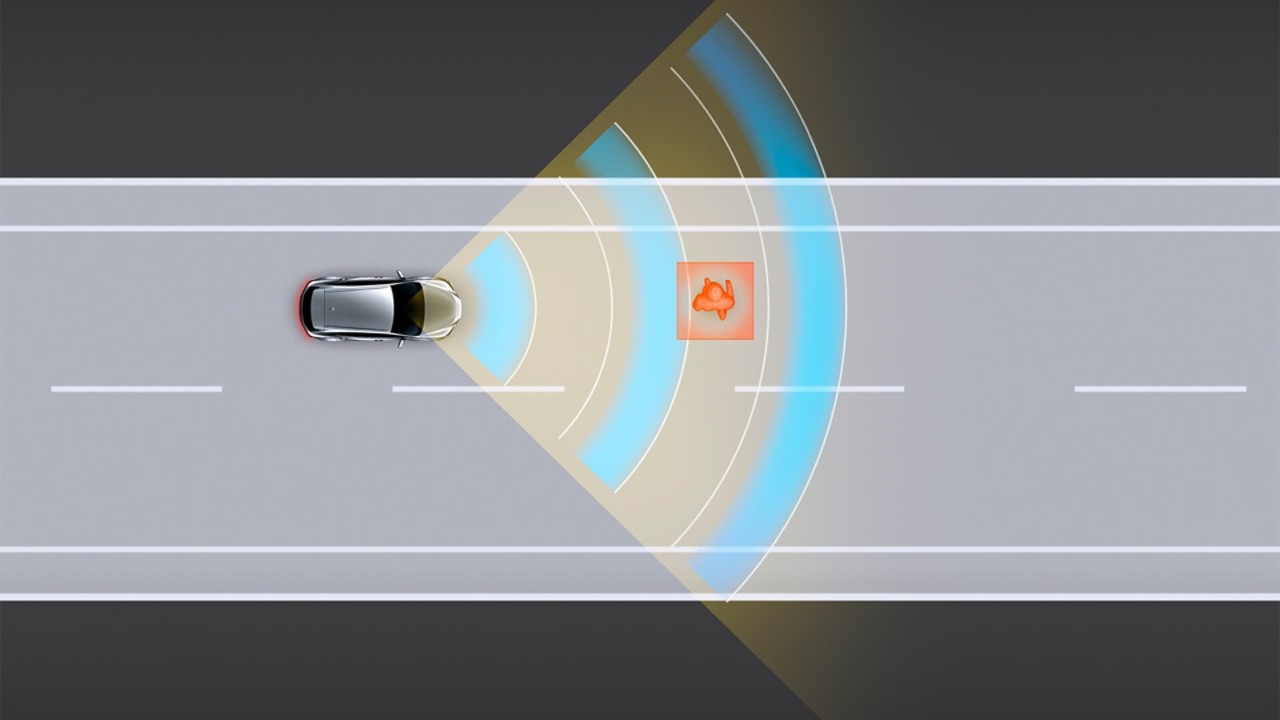 Lexus Pre-Collision System grafisch